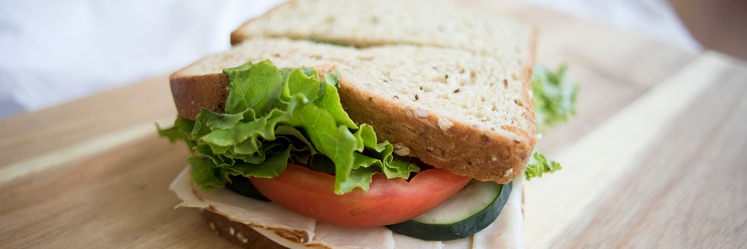A turkey sandwich.